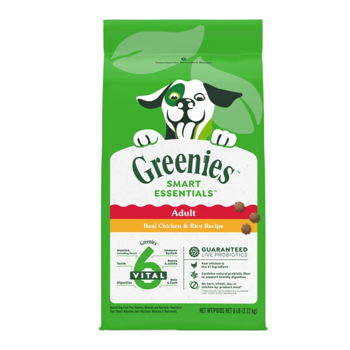 Greenies Smart Essentials Adult Dry Dog Food Chicken & Rice, 1ea/6 lb - Pets Perfect