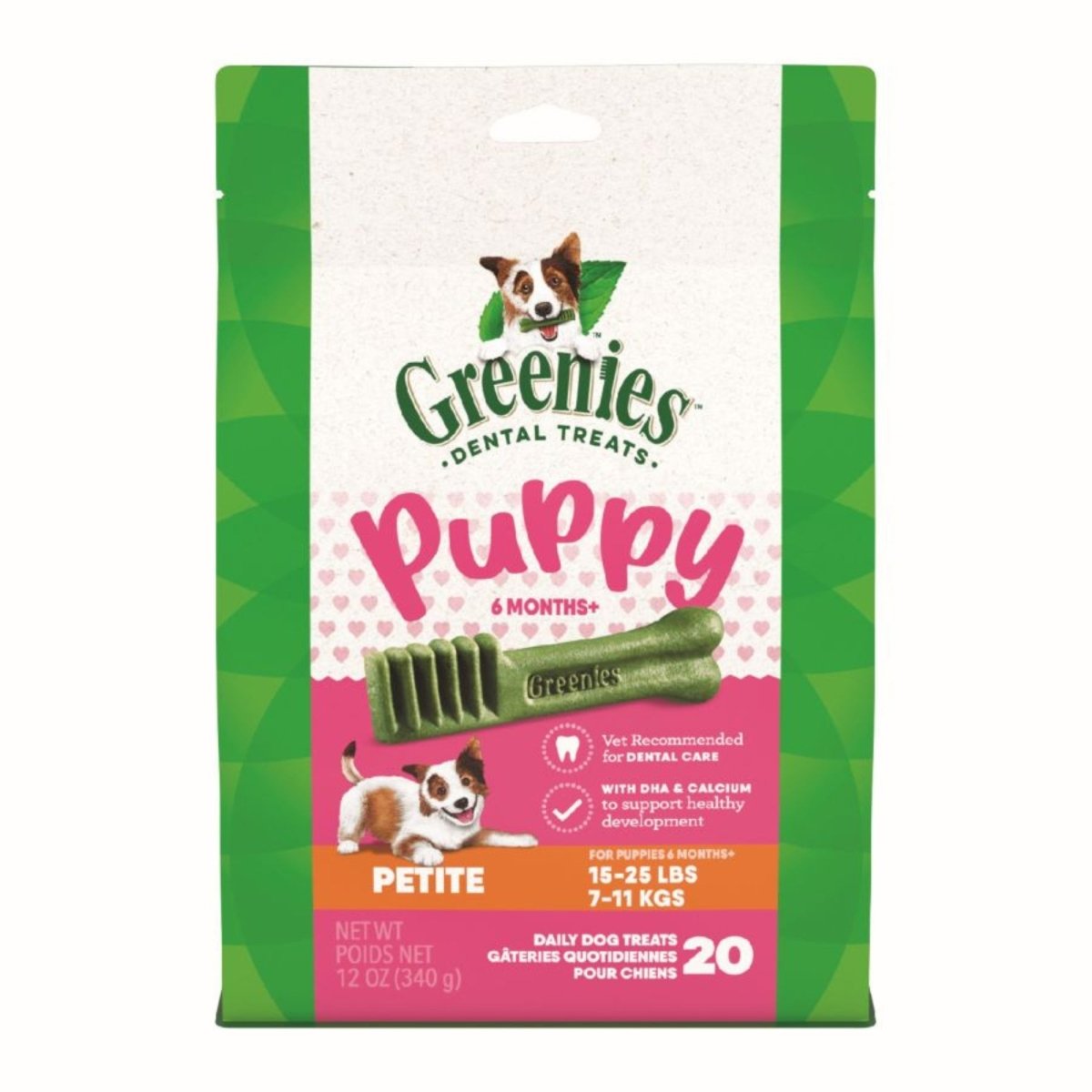 Greenies Puppy 6 Months Dog Dental Treats Teenie, 1ea/6 oz - Pets Perfect