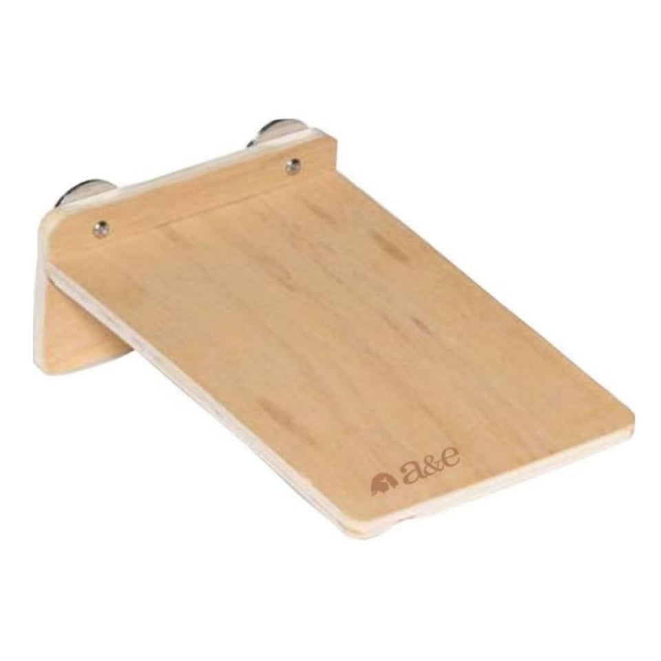 A & E Nibbles Wooden Platform Small - Small Animal Hideout