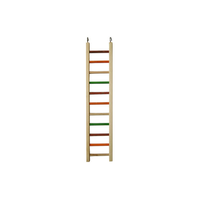 A & E Cages Happy Beaks Wooden Hanging Ladder Bird Toy 1ea/MD, 26 in.