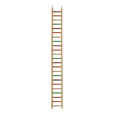 A & E Cages Happy Beaks Wooden Hanging Ladder Bird Toy 1ea/MD, 50 in.