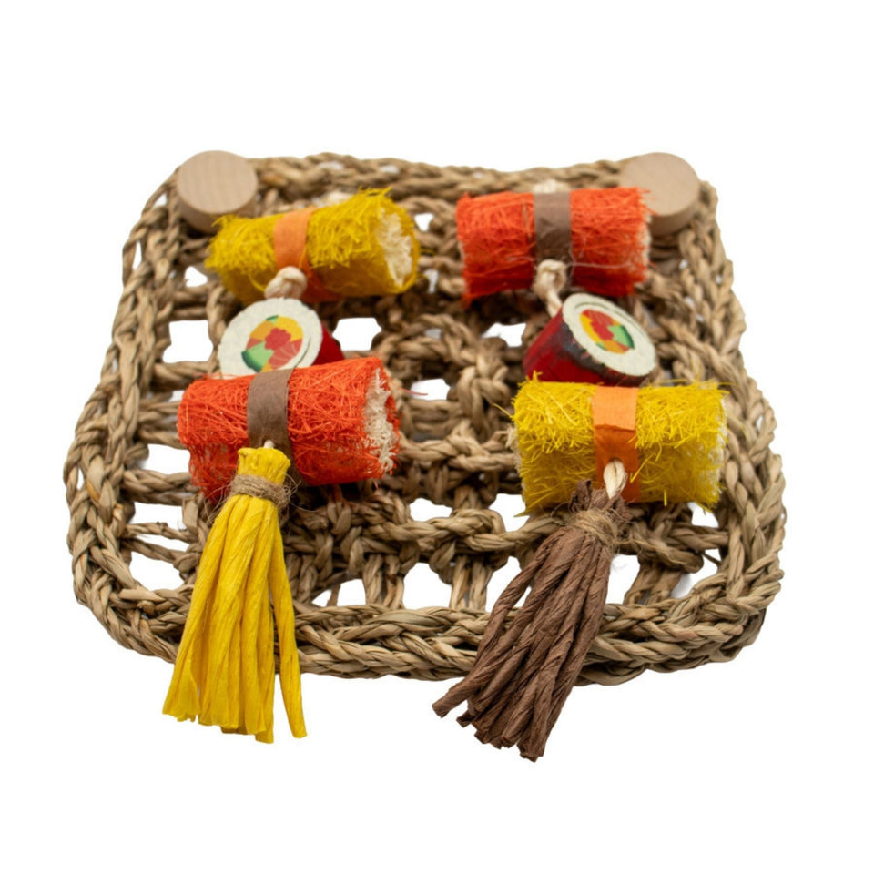 A & E Cages Nibbles Maki Munchies Mat Small Animal Toy 1ea - Small Animal Toys