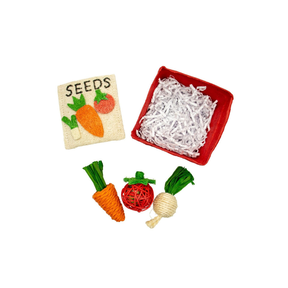 A & E Cages Nibbles Farmstand Forage Small Animal Toy 1ea/One Size - Small Animal Toys