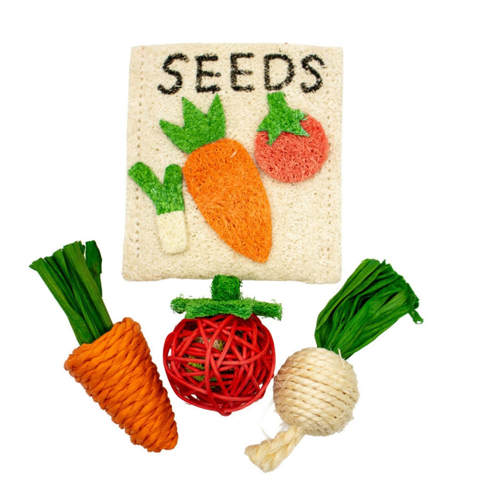 A & E Cages Nibbles Farmstand Forage Small Animal Toy 1ea/One Size - Small Animal Toys