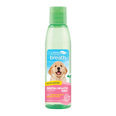 TropiClean Fresh Breath Dental Health Solutions for Puppies 1ea/8oz. Default Title