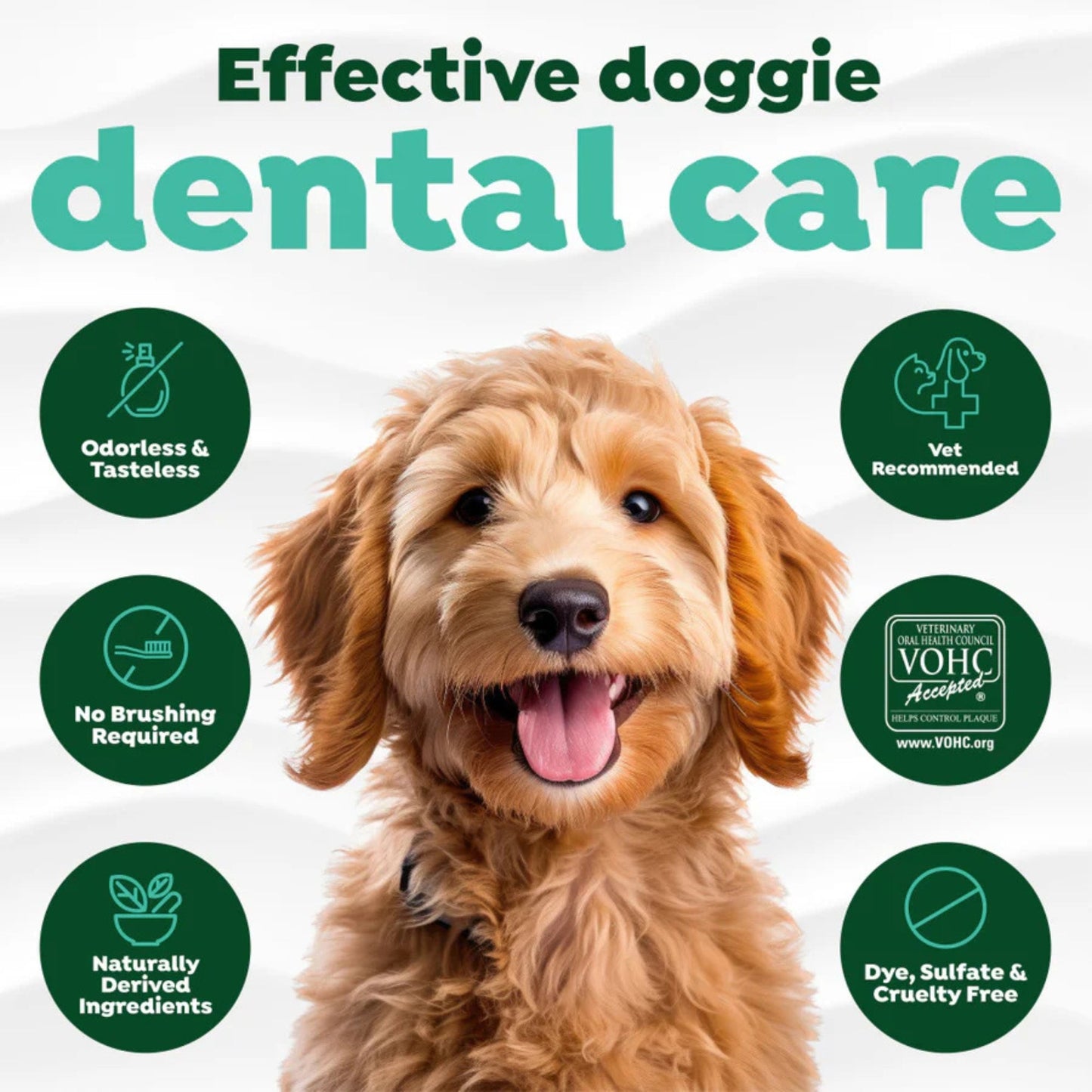 TropiClean Fresh Breath Oral Care Water Additive for Dogs 33.8 fl oz, view 3