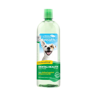 TropiClean Fresh Breath Oral Care Water Additive for Dogs 1ea/33.8 fl oz
