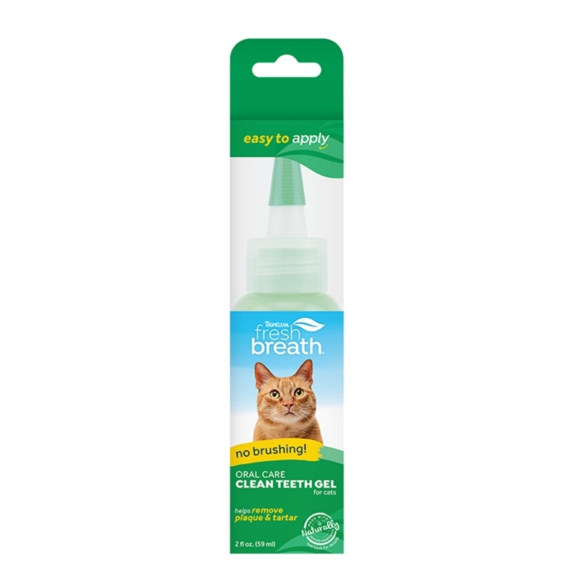 TropiClean Fresh Breath Clean Teeth Oral Care Gel For Cats 1ea/2 Fl. oz - Pets Perfect