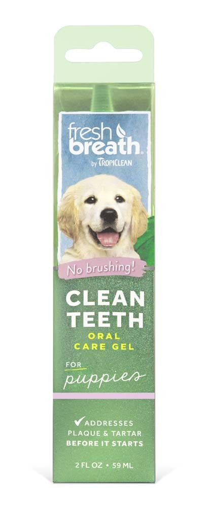 TropiClean Fresh Breath Brushing Dental & Oral Care Gel for Puppies 2