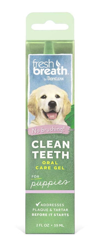 Tropiclean Fresh Breath Brushing Dental and Oral Care Gel For Puppies 2 Oz