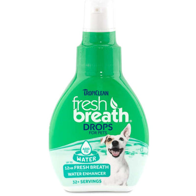 TropiClean Fresh Breath Oral Care Water Additive for Dogs 2.2 fl oz