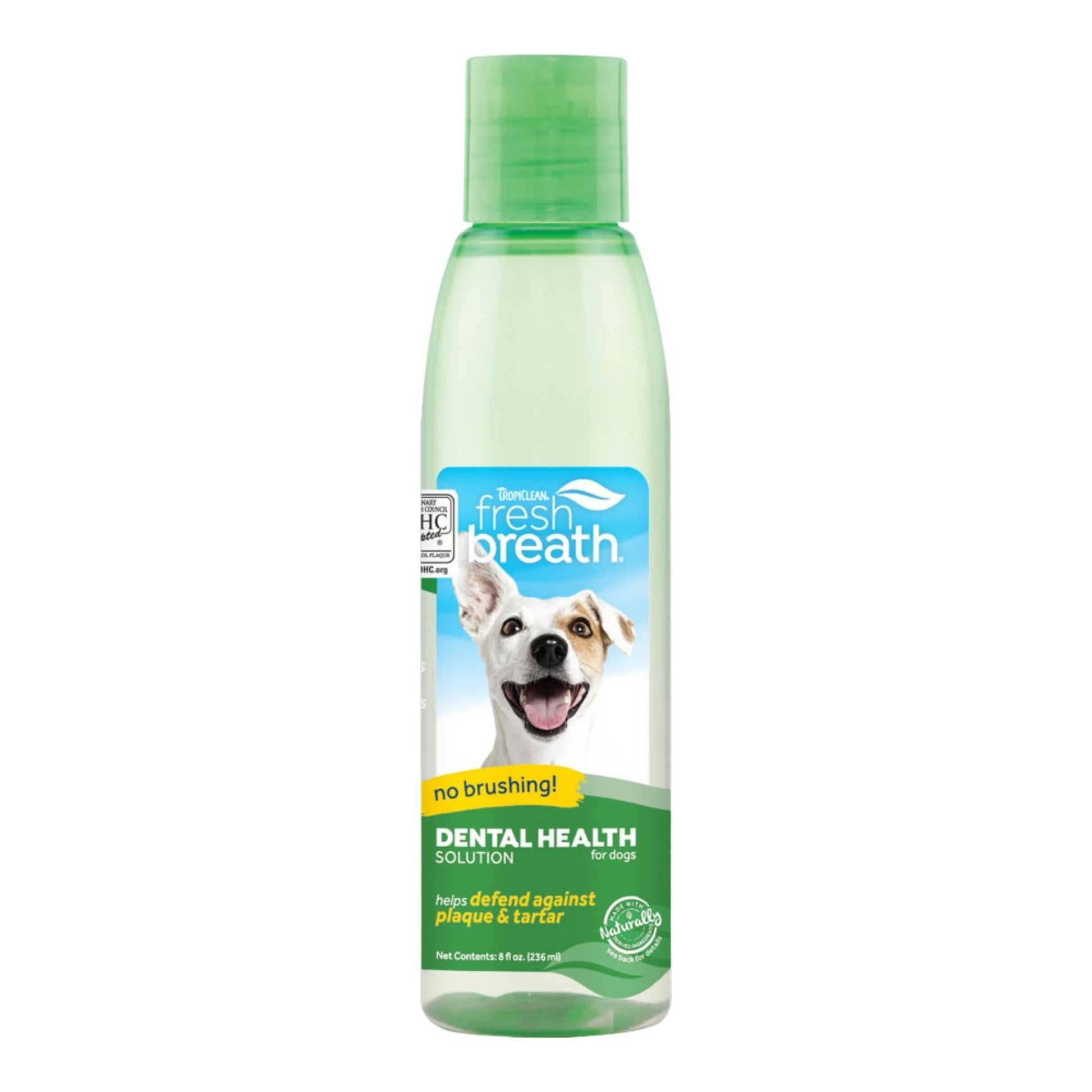 TropiClean Fresh Breath Dental Health Solution for Dogs 8 oz