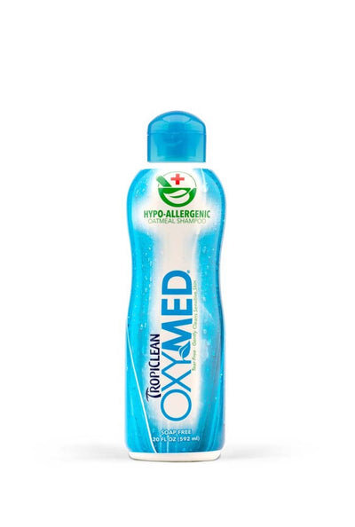 TropiClean OxyMed Hypoallergenic Pet Shampoo for Pets 20 fl oz