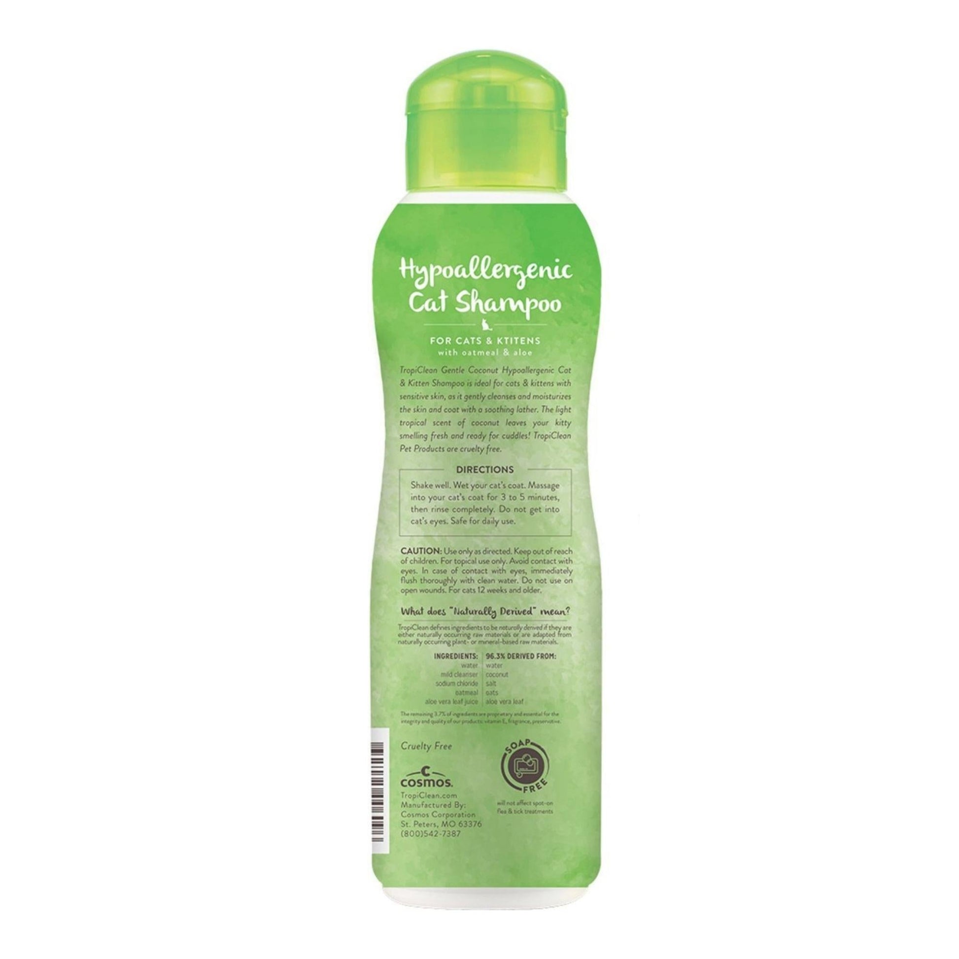 TropiClean Berry & Coconut Deep Cleansing Shampoo for Cats & Kittens, view 3
