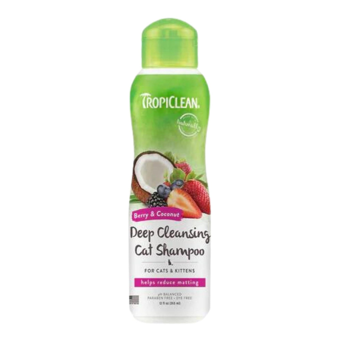 TropiClean Berry & Coconut Deep Cleansing Shampoo for Cats & Kittens, view 2
