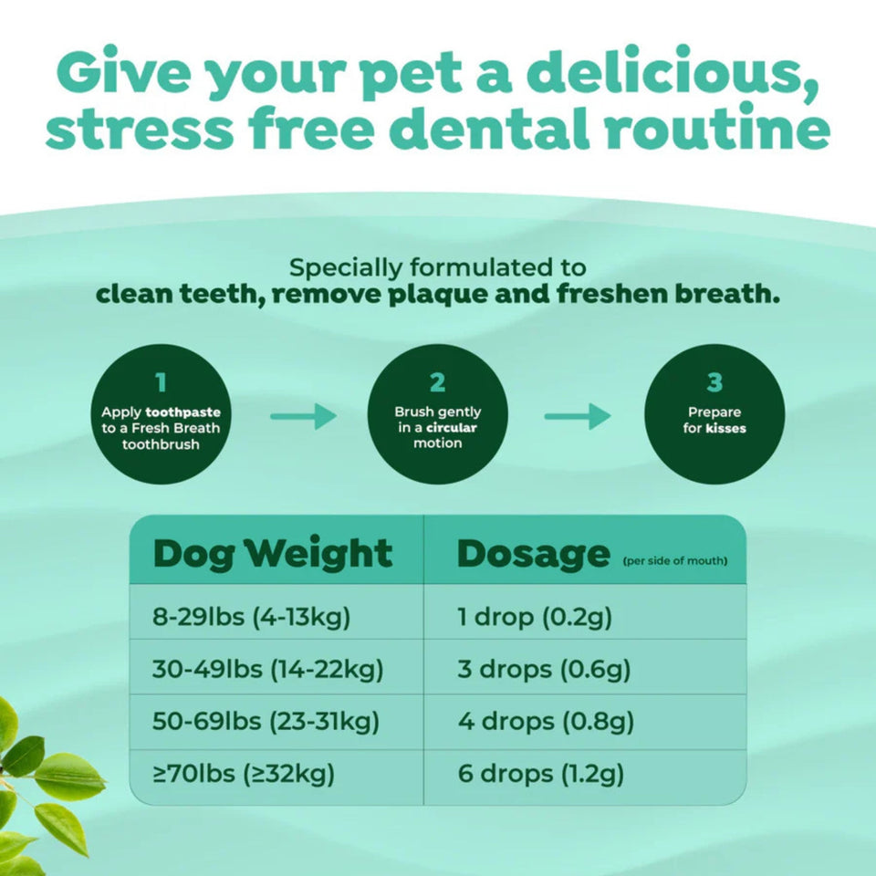Fresh Breath By Tropiclean Dog Enticers Kit Brisket 2oz.