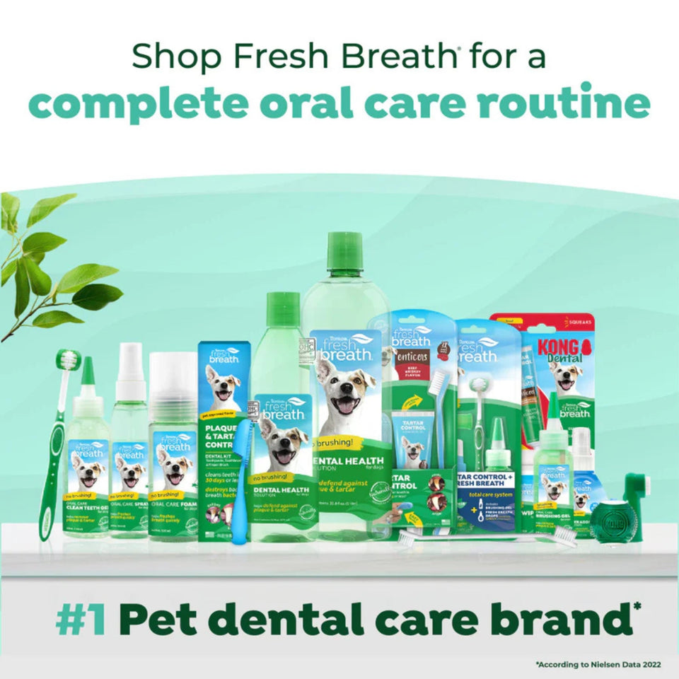 Fresh Breath By Tropiclean Dog Enticers Kit Brisket 2oz.