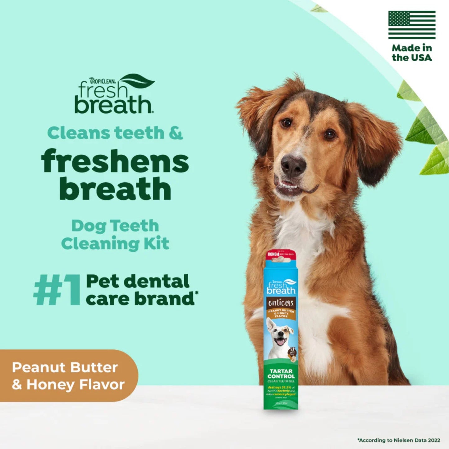 Vfresh Breath By Tropiclean Dog Enticers Gel Peanut Butter & Honey 2, view 4