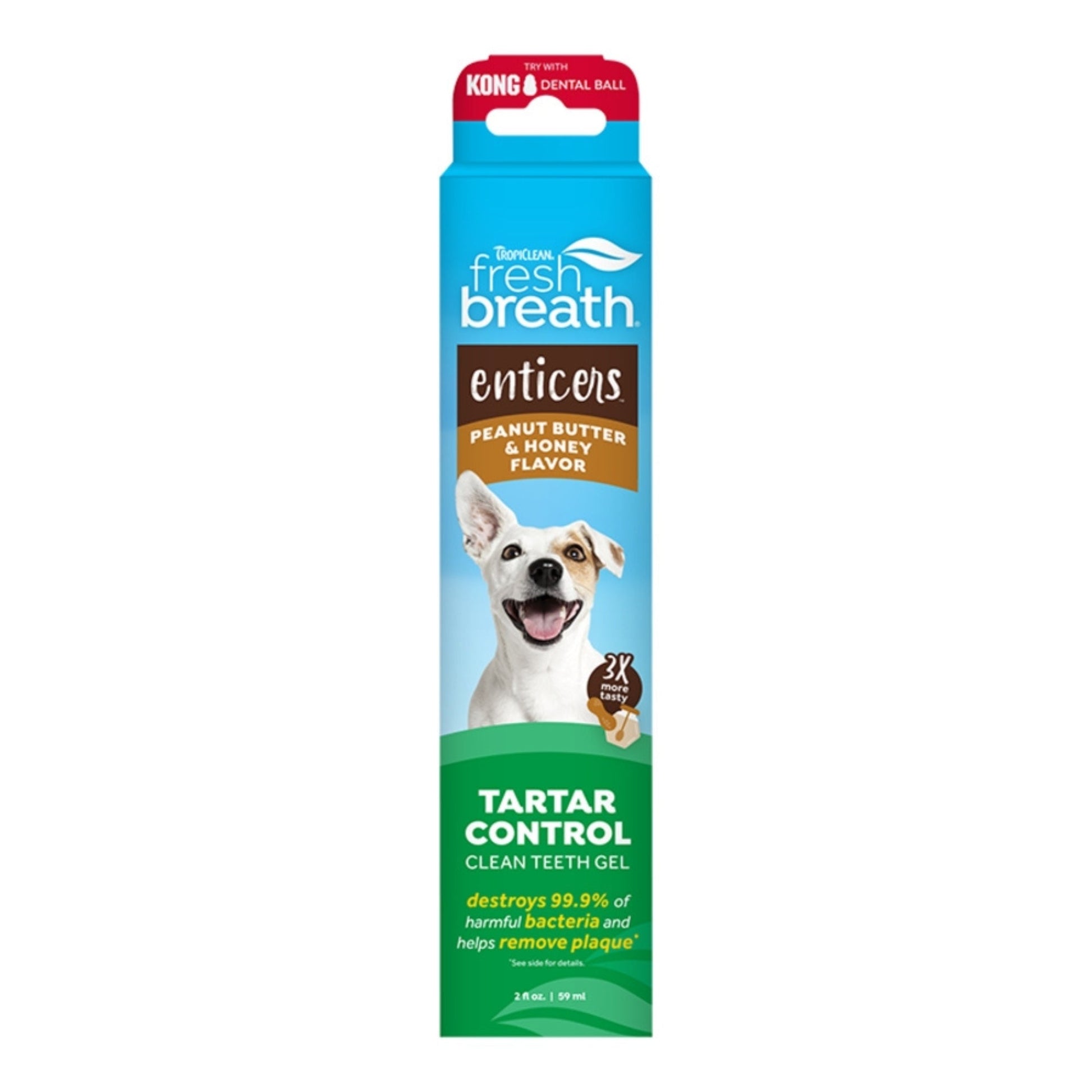 Vfresh Breath By Tropiclean Dog Enticers Gel Peanut Butter & Honey 2