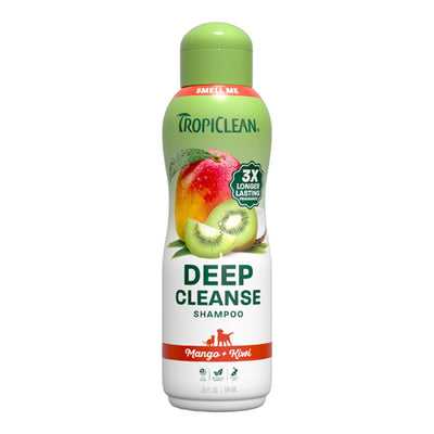 Tropiclean Dog Mango + Kiwi Deep Cleansing Shampoo 20oz.