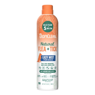 Tropiclean Dog Natural Flea & Tick Home Mist Spray 14oz.