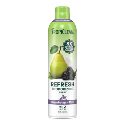 Tropiclean Dog Deodorizing Spray Blackberry & Pear 10oz.