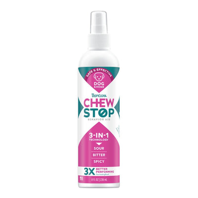 Tropiclean Dog Chew Stop Behavior Aid Dog & Home Spray 8oz.