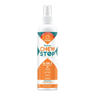 Tropiclean Dog Chew Stop Behavior Aid Home Spray 8oz.