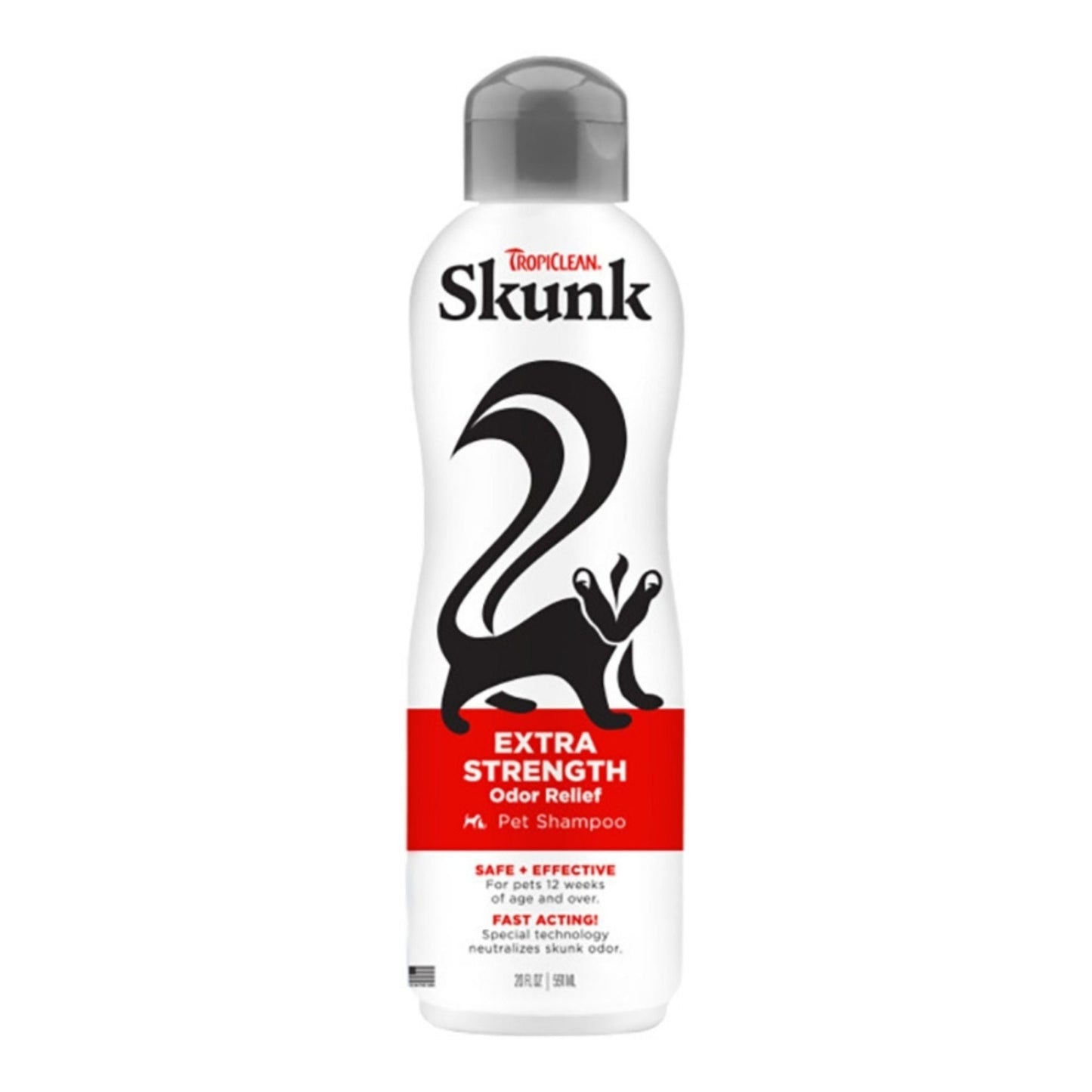 Tropiclean Dog & Cat Pet Shampoo Skunk Odor Control, 20 oz