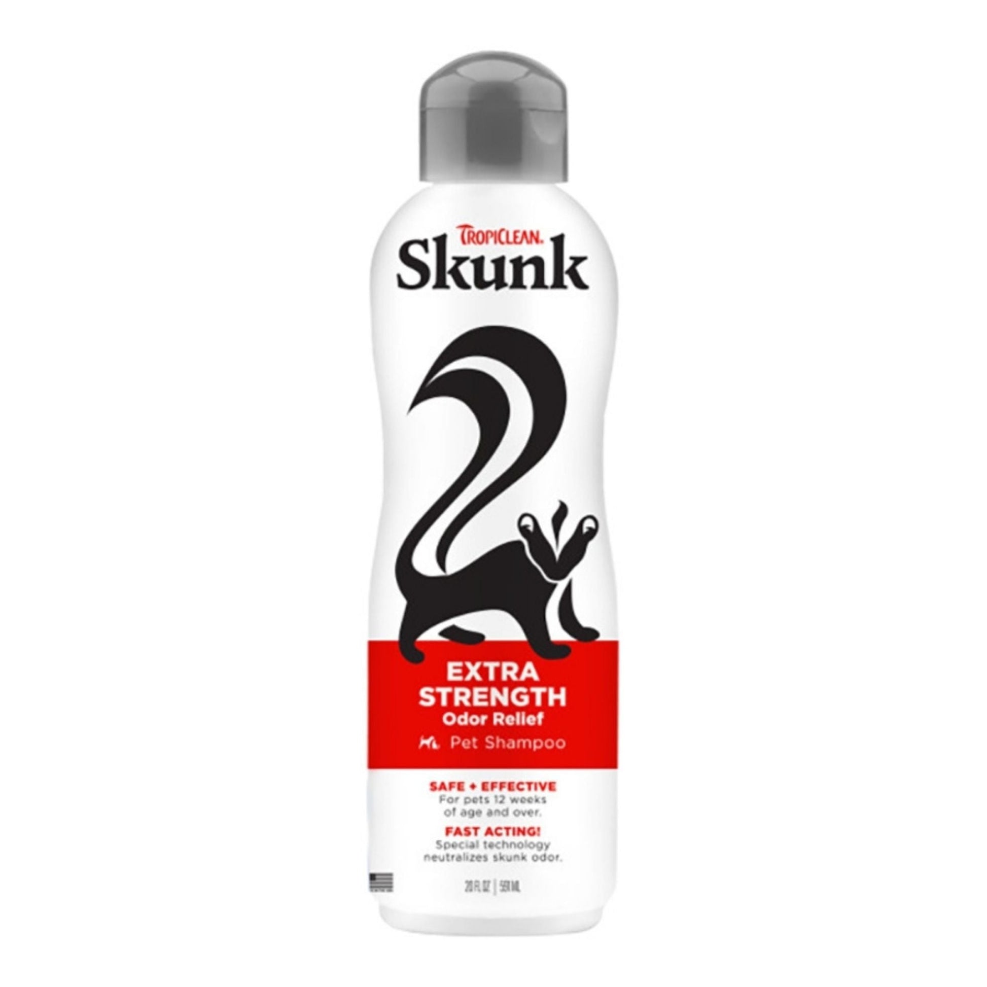 Tropiclean Dog & Cat Pet Shampoo Skunk Odor Control, 20 oz