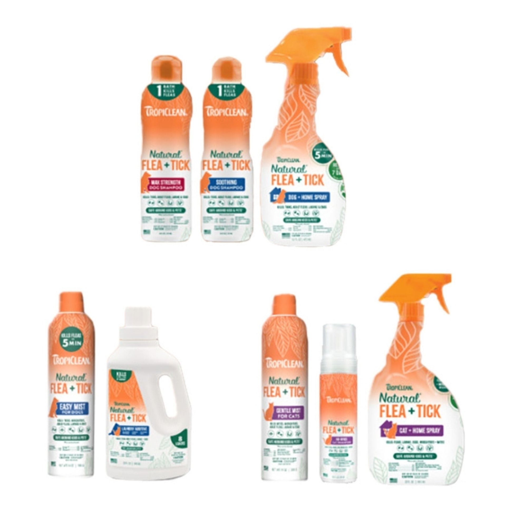 Tropiclean Dog Natural Flea & Tick Top Sellers 16 Pack