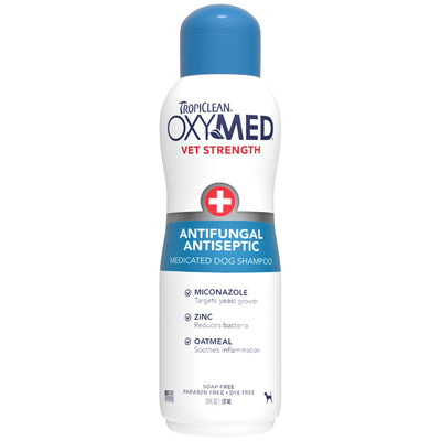 Tropiclean Dog Oxymed Antifungal & Antiseptic Shampoo 20oz.