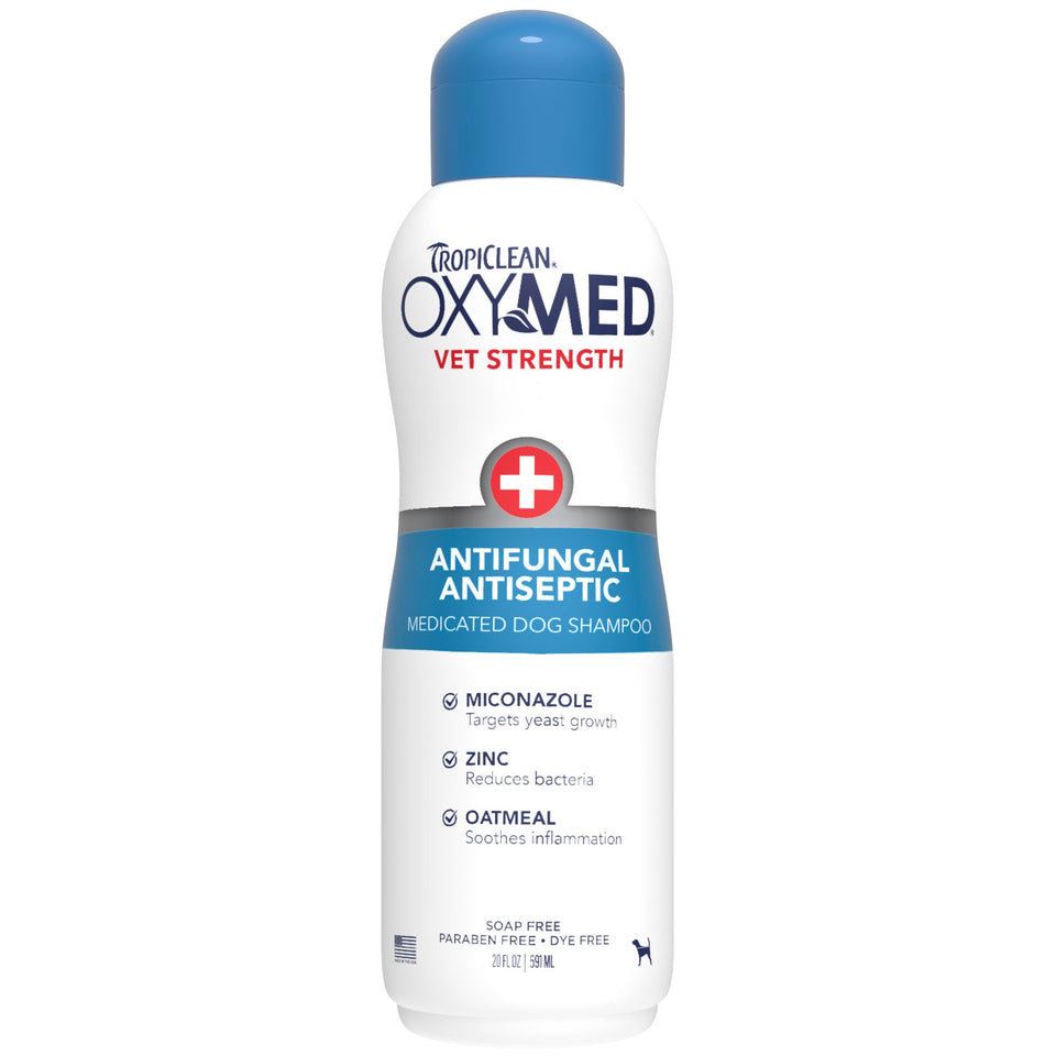 Tropiclean Dog Oxymed Antifungal & Antiseptic Shampoo 20oz.