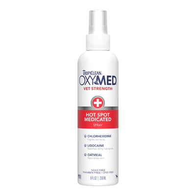 Tropiclean Oxymed Dog Hot Spot Spray 8oz.