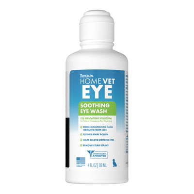 Tropiclean Homevet Dog & Cat Soothing Eye Wash 4oz.