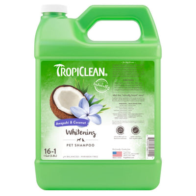 TropiClean Awapuhi & Coconut Whitening Pet Shampoo for Pets 1 gal