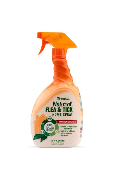 TropiClean Natural Flea & Tick Home Spray 32 fl oz