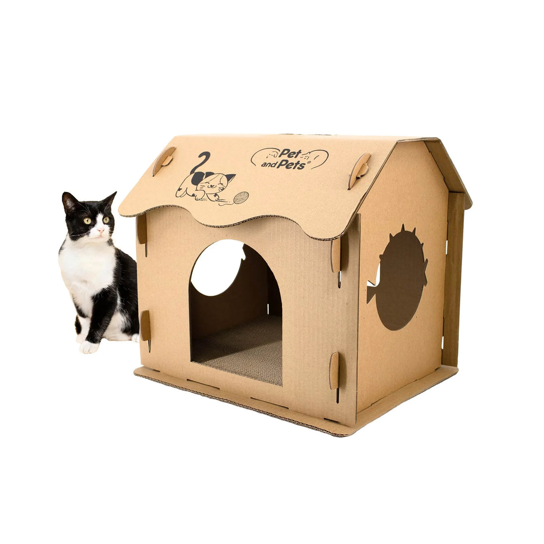 Scratch Pad Cat House