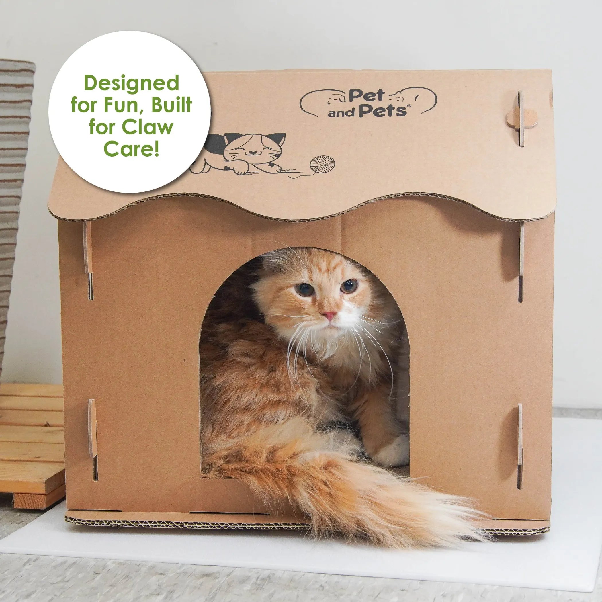 Scratch Pad Cat House