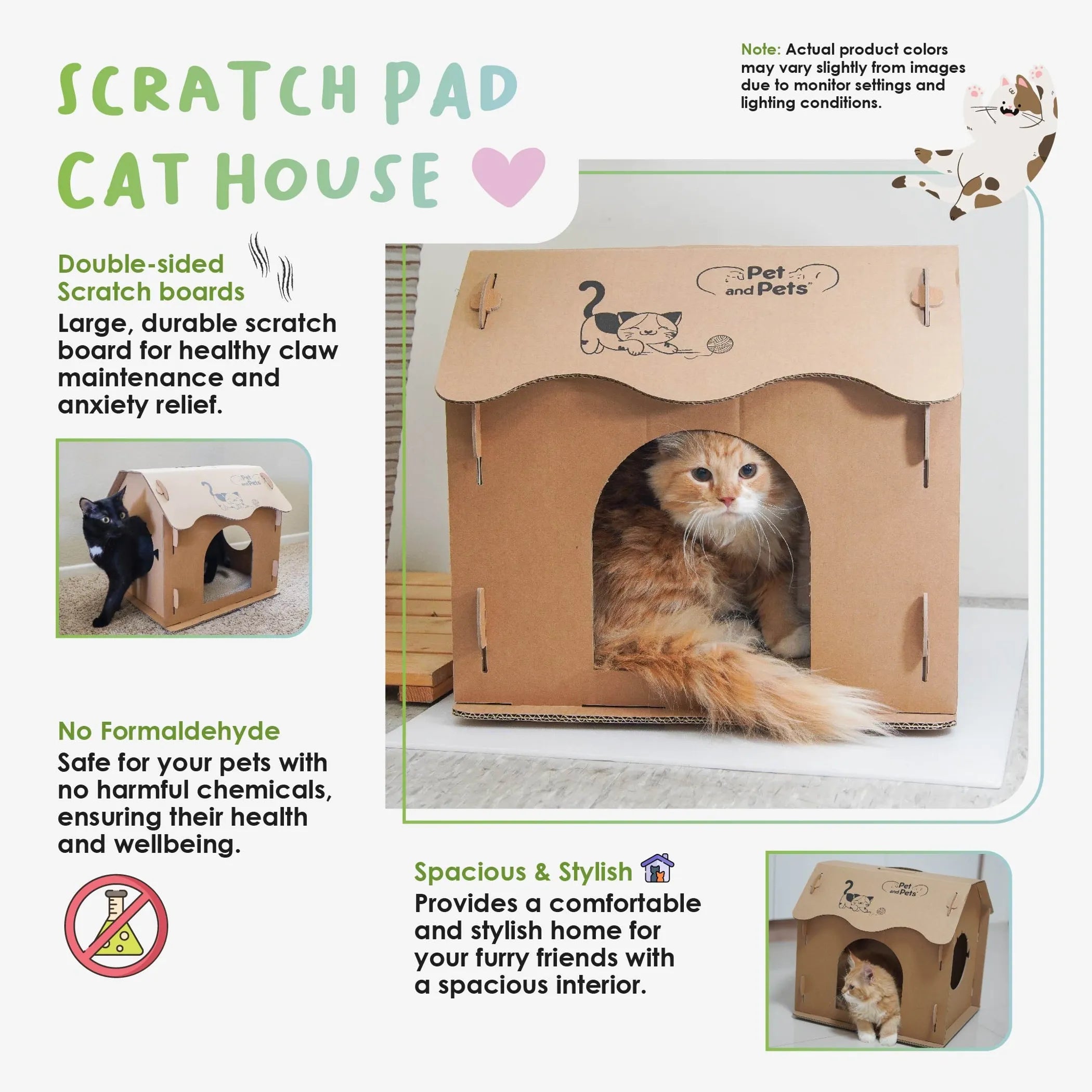 Scratch Pad Cat House