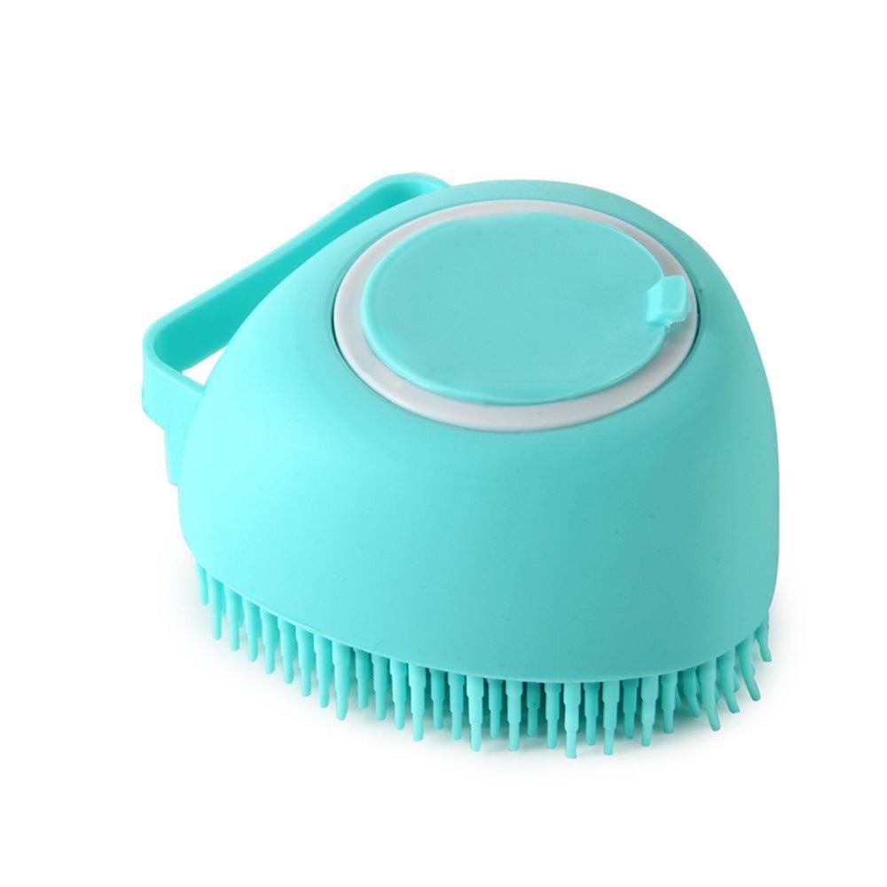 Silicone Pet Grooming Bath Brush - Massage Brush for Dogs & Cats - Pets Perfect