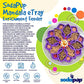 SodaPup Mandala eTray Slow Feeder & Lick Mat for Dogs - Purple 8"