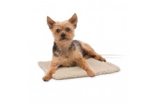 Creative Solutions by K&H Pet Bed Heater With Free Cover Tan Small 8.5 x 9 in