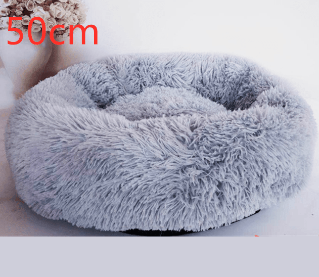 Cozy Haven: Luxurious Round Pet Bed For Winter Comfort - Pets Perfect