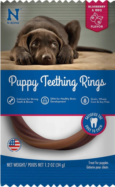 Nbone Dog Teeth Ring Grain-Free Bbq Single - Pets Perfect