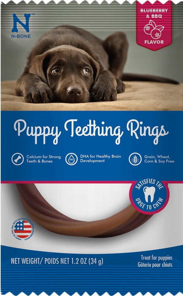 Nbone Dog Teeth Ring Grain-Free Bbq Single