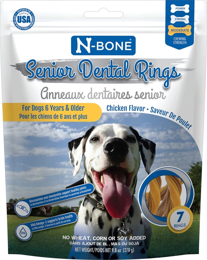 Nbone Senior Dental Rings Chicken 7 ct