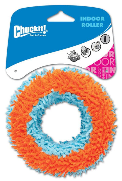 Chuckit! Indoor Roller Dog Toy Blue/Orange Medium