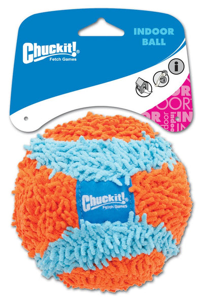 Chuckit! Indoor Ball Dog Toy Blue/Orange Medium