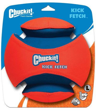 Chuckit! Kick Fetch Ball Dog Toy Blue/Orange Large